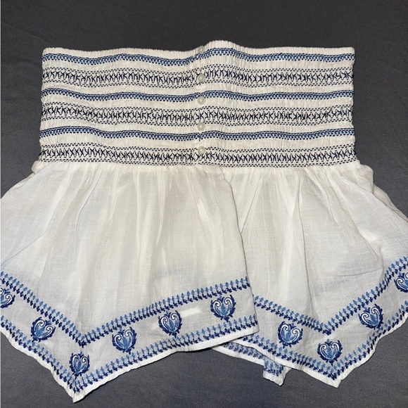 NWOT American Eagle Ruffled Tube Top Medium - Picture 2 of 4